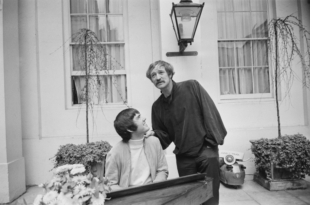 'MacArthur Park' songwriter Jimmy Webb and singer Richard Harris in 1968