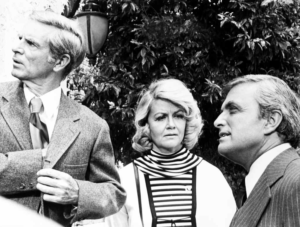 Tim O'Connor, Dorothy Malone and Ed Nelson in Murder in Peyton Place (1977)