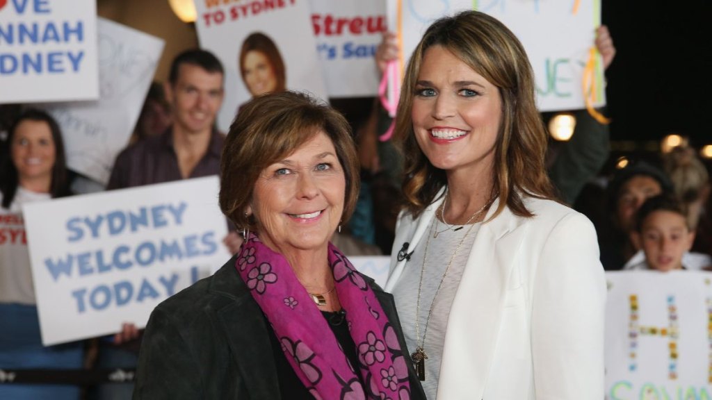 Nancy and Savannah Guthrie in 2015