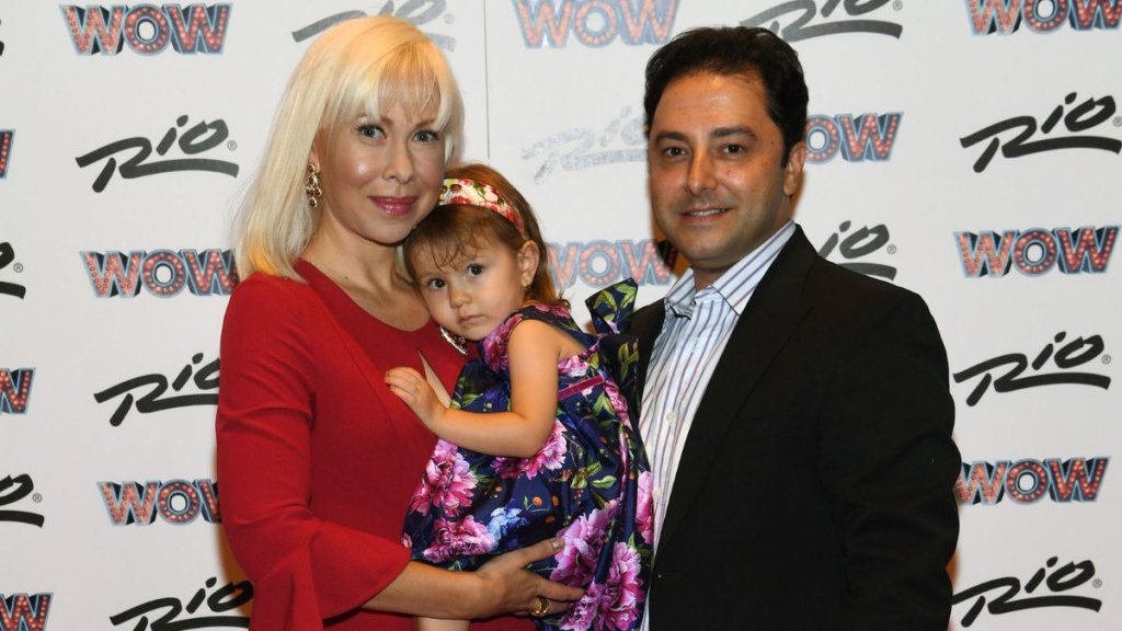 Oksana Baiul, Carlo J. and Sophia Farina in 2017