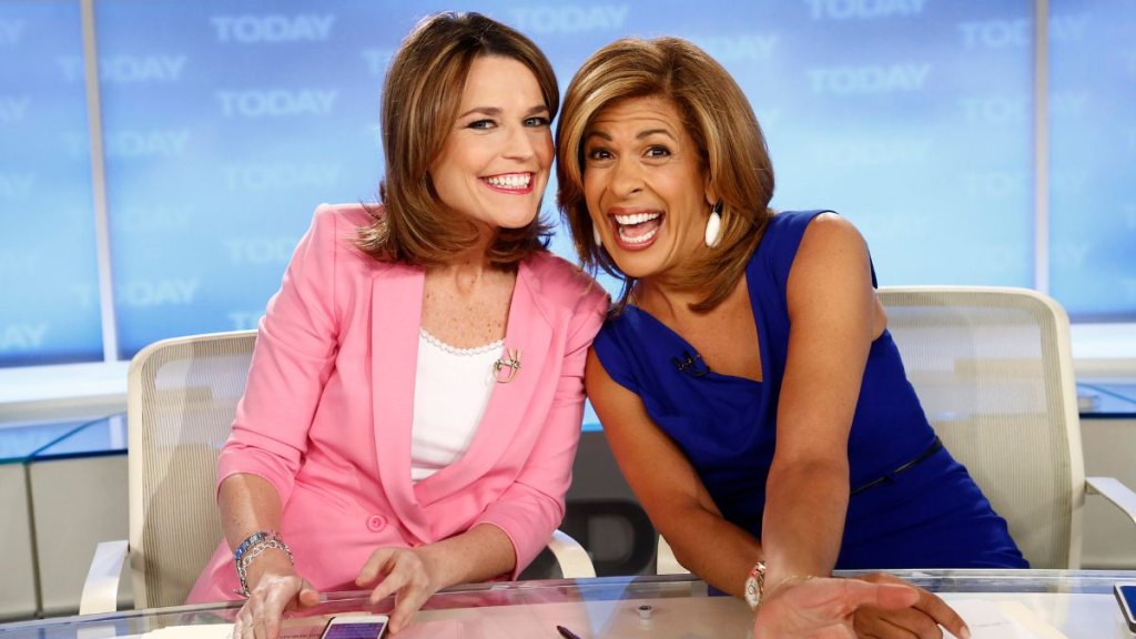 Savannah Guthrie and Hoda Kotb in 2013