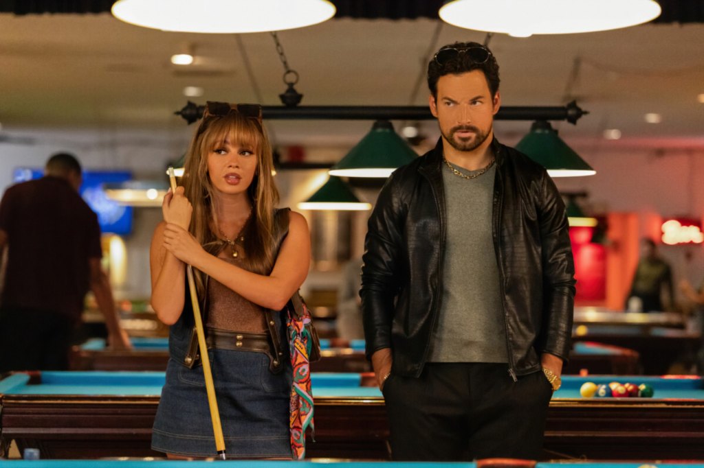 Vanessa Morgan and Giacomo Gianniotti in 'Wild Cards'