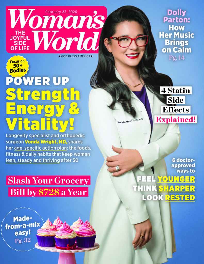 Cover of Woman's World magazine from February 23, 2026 with Dr Vonda Wright