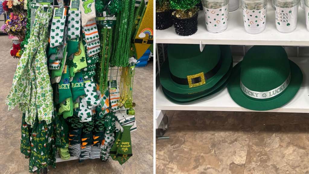 Dollar Tree St. Patrick's accessories