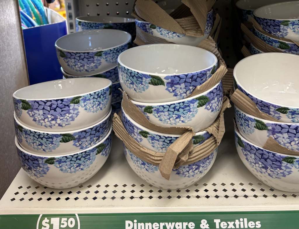 Dollar Tree Spring bowls
