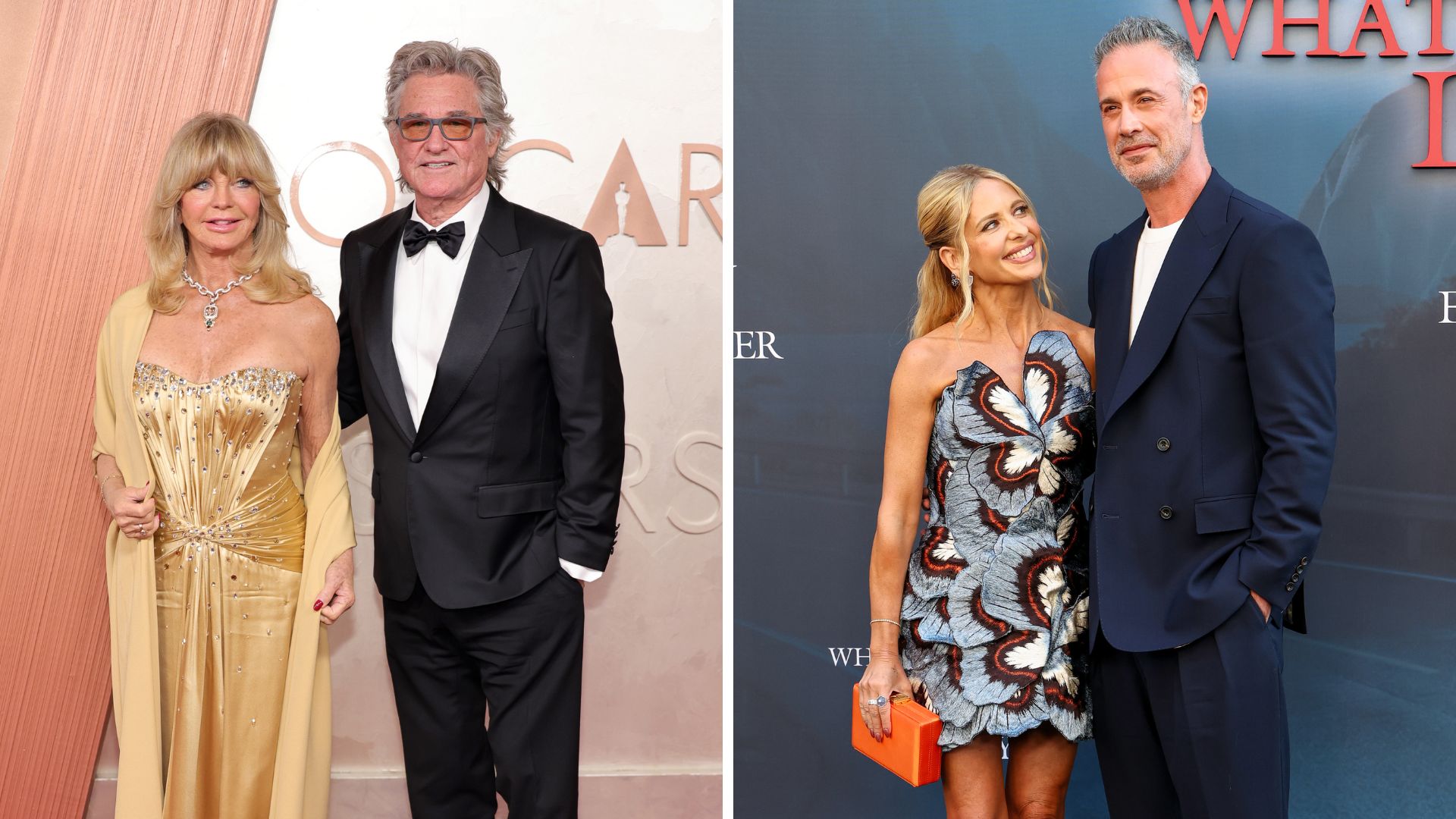 Sarah Michelle Gellar and Freddie Prinze Jr. // Goldie Hawn and Kurt Russell