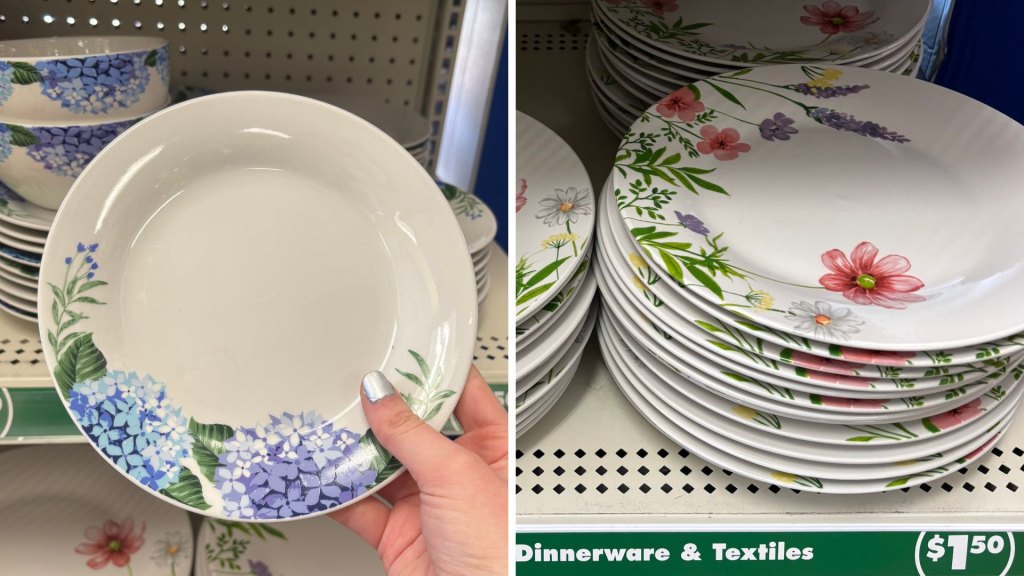 Dollar Tree Spring dishes