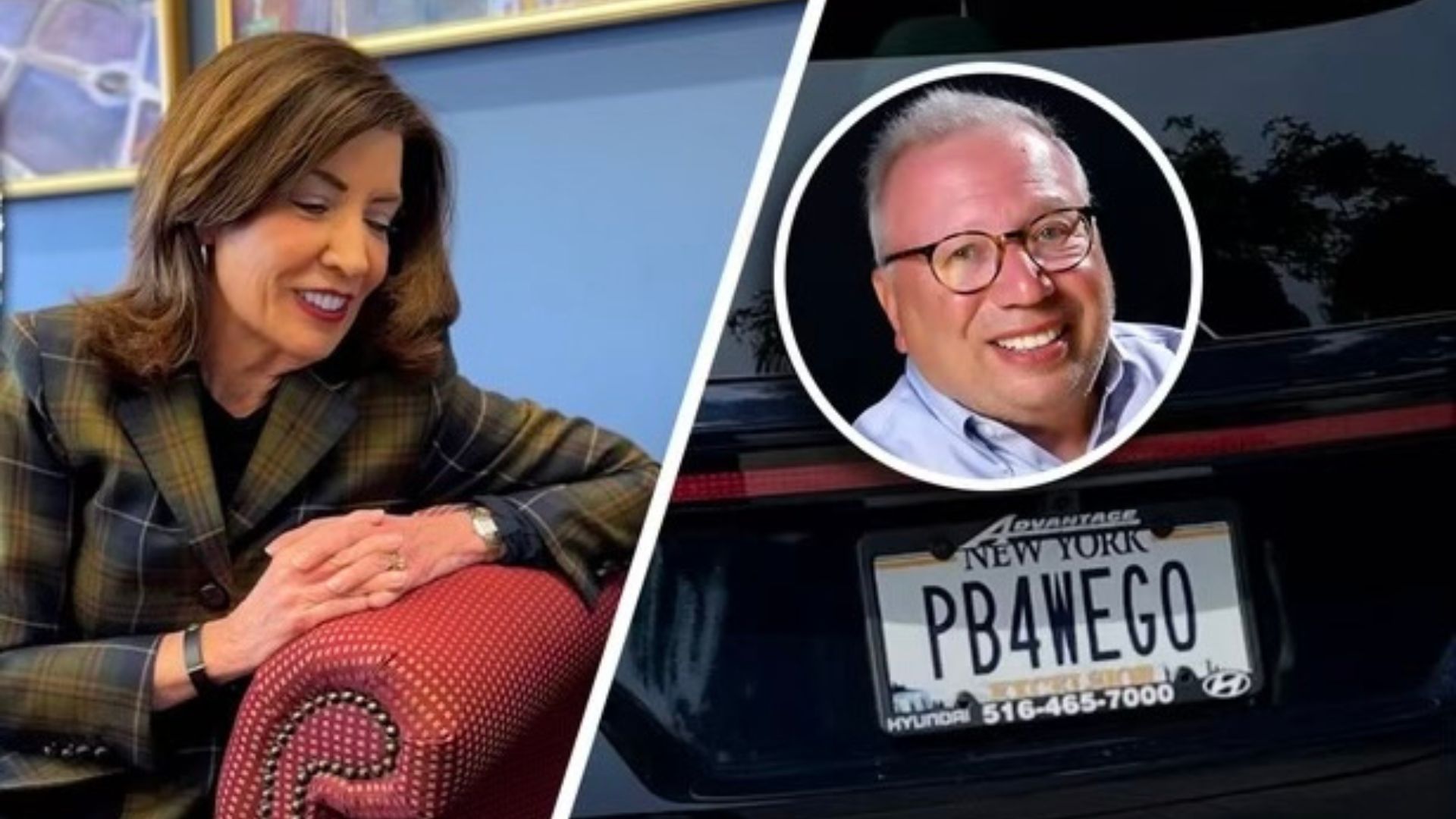 Governor Kathy Hochul and Seth Bykofsky