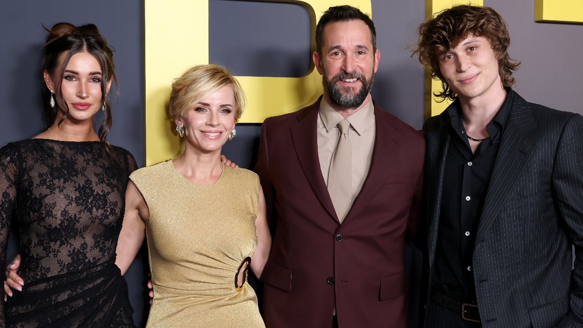 Auden Wyle, Sara Wells, Noah Wyle and Owen Strausser Wyle, 2026