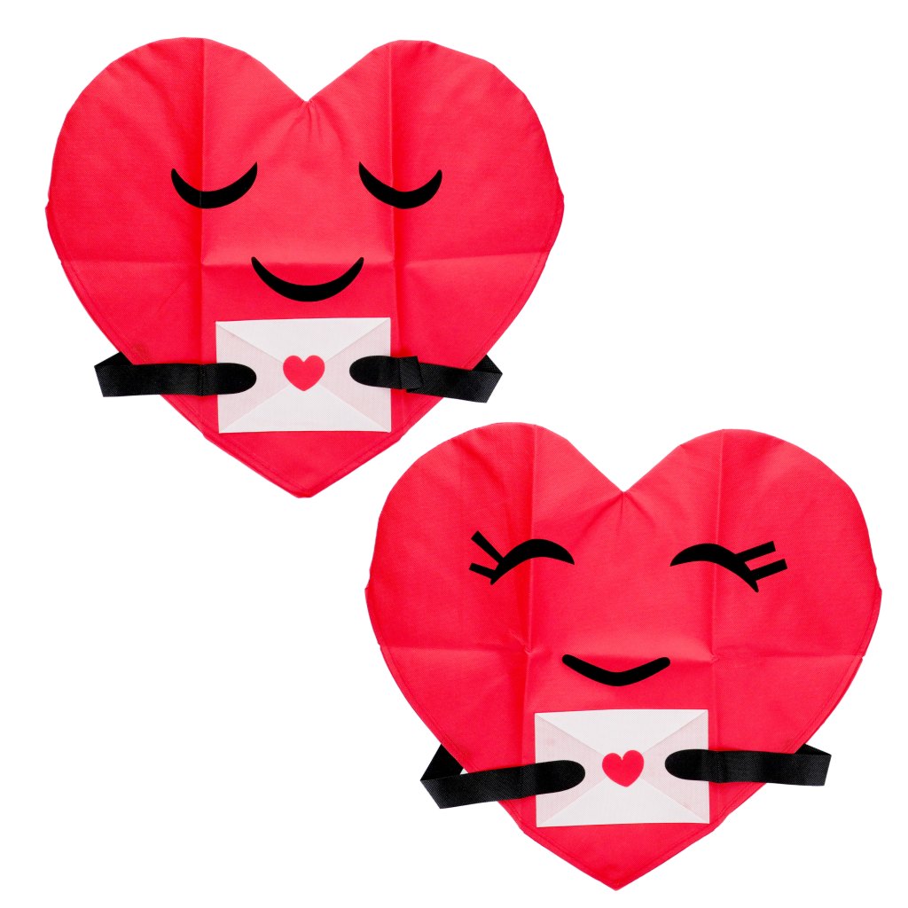 Dollar Tree Heart Chair Covers