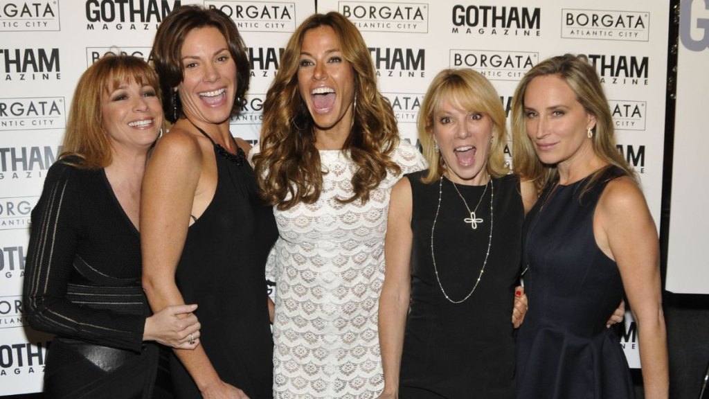 Jennifer Gilbert, Jill Zarin, Luann de Lesseps, Kelly Killoren Bensimon, Ramona Singer and Sonja Morgan in 2010
