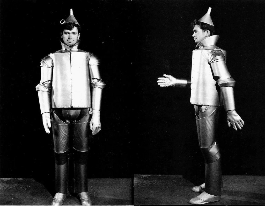 Test photos of Buddy Ebsen as the Tin Man