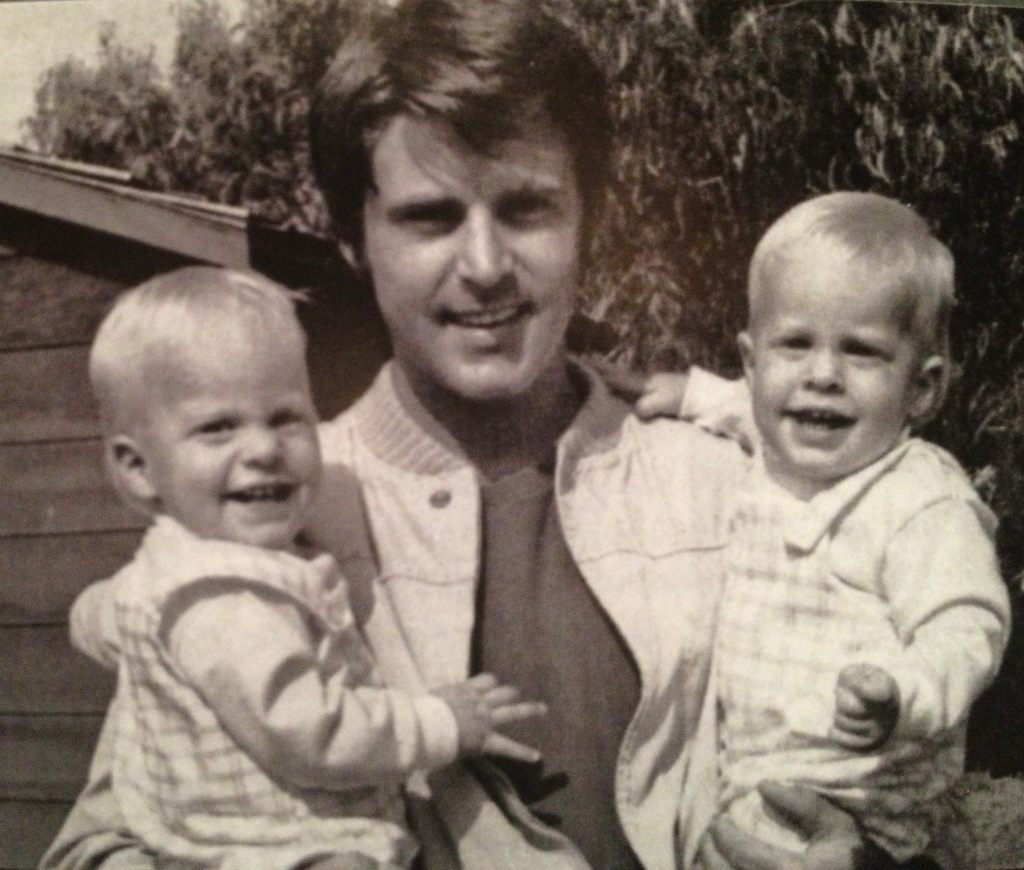 Ricky Nelson with Gunnar and Matthew as babies in the late '60s