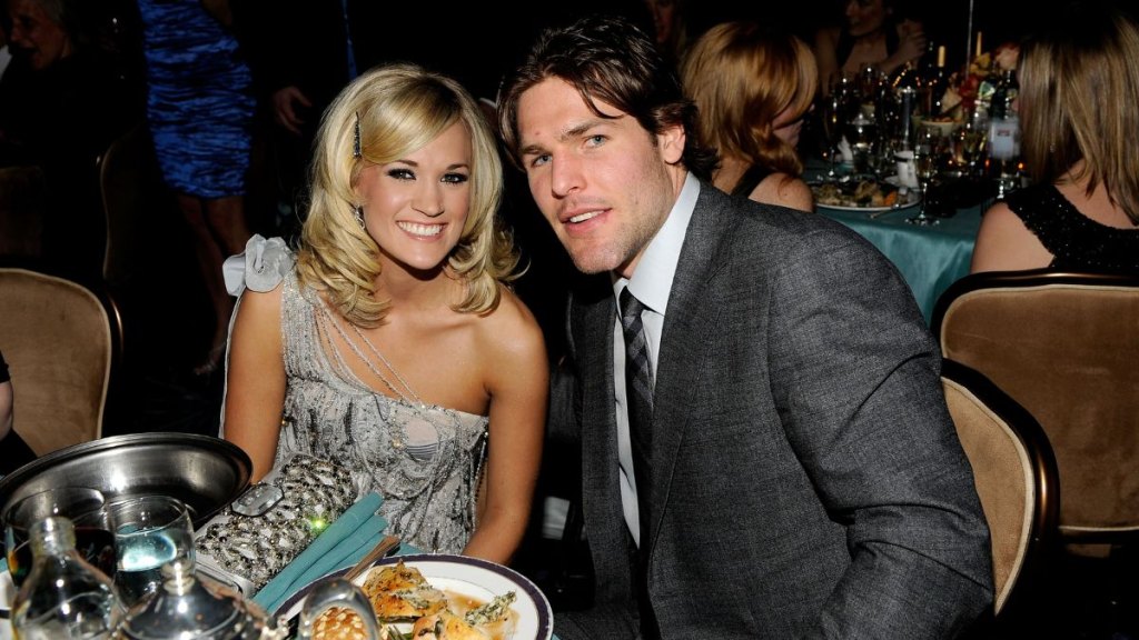 Carrie Underwood and Mike Fisher in 2010
