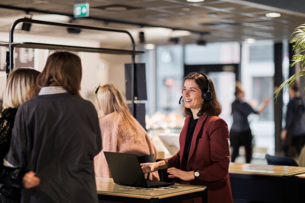 Customer service woman
