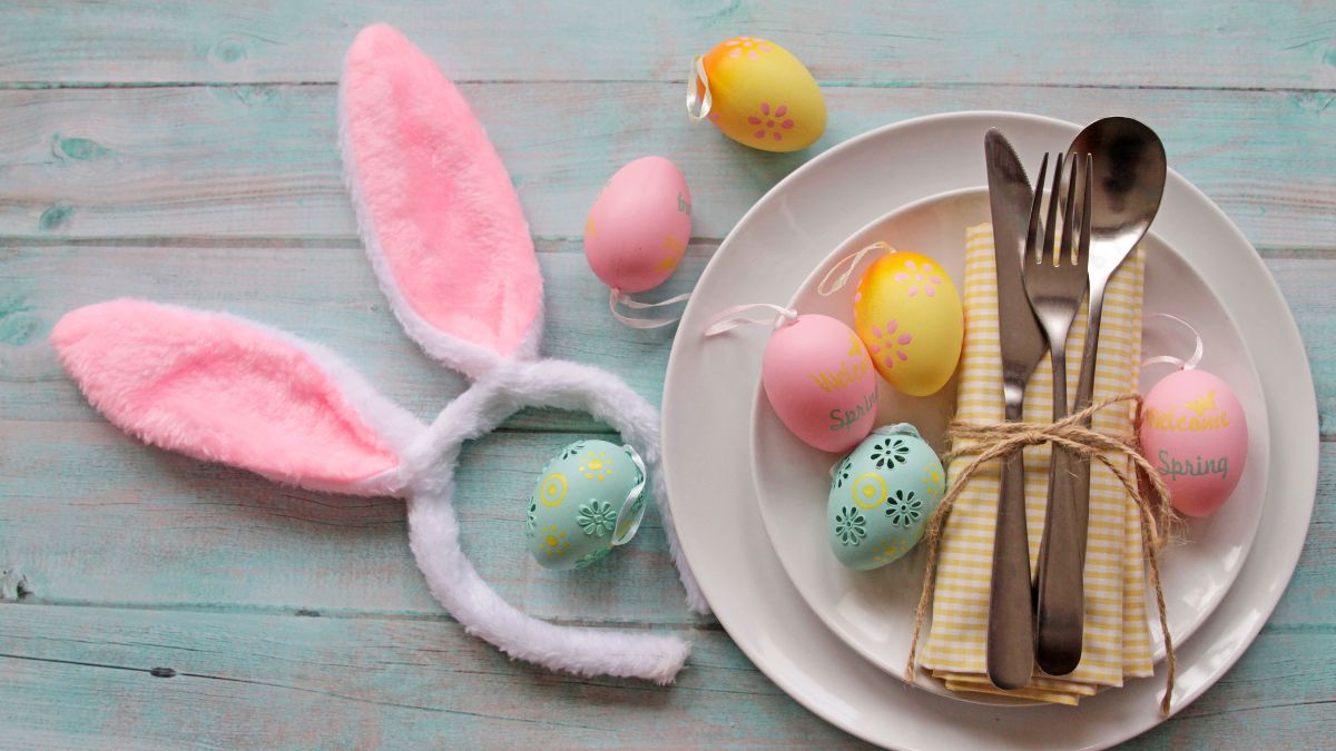 Easter table setting