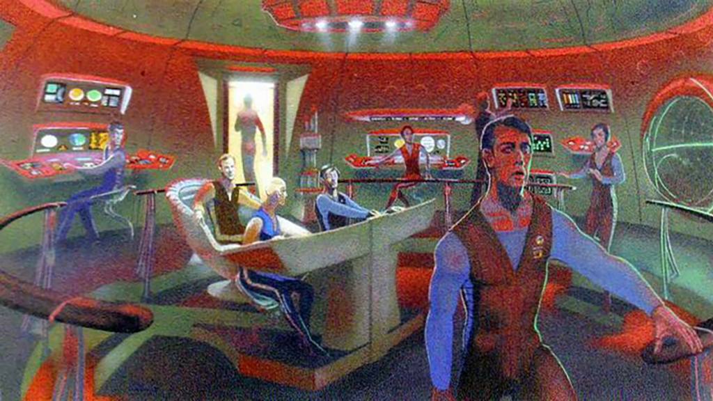 The revised Enterprise bridge for 'Star Trek: Phase II'