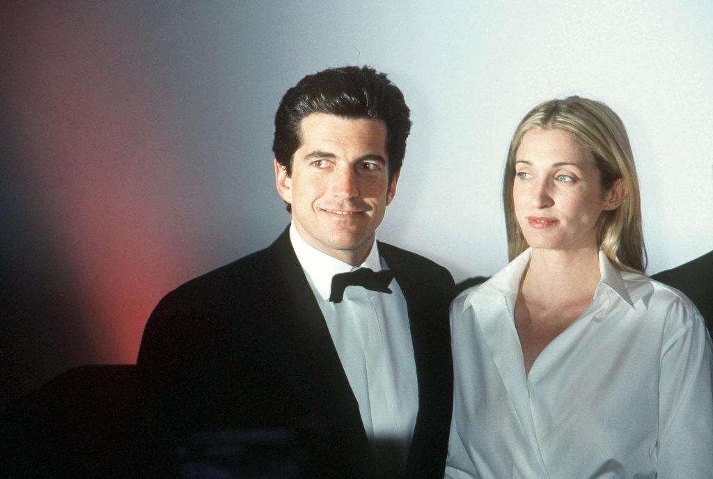 John F. Kennedy, Jr. and his wife Carolyn Bessette Kennedy