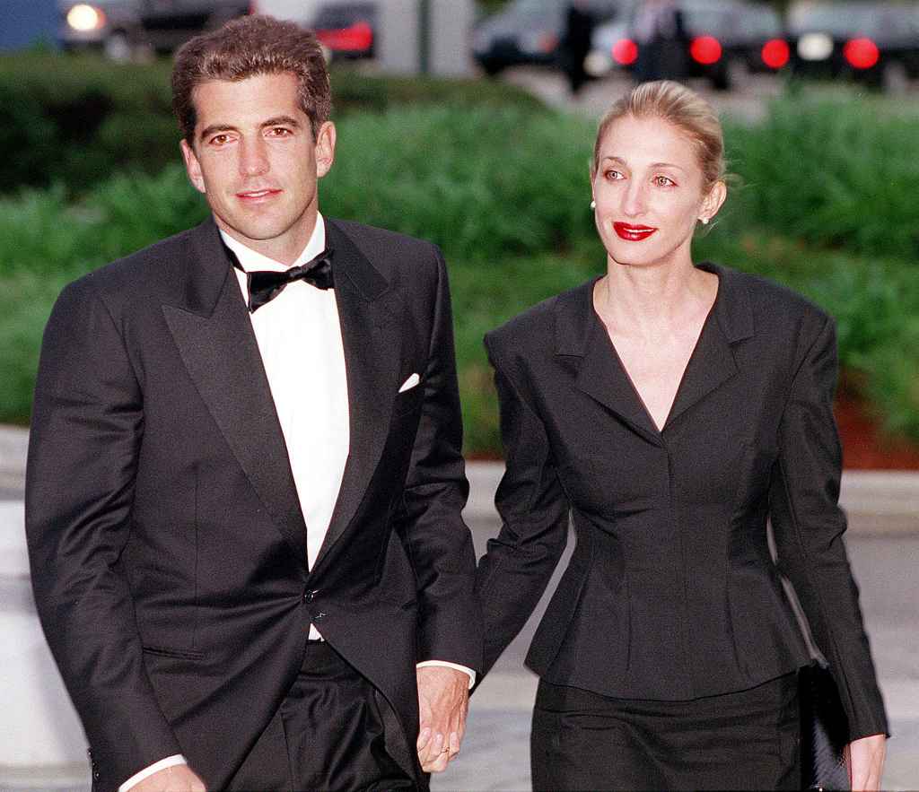 John F. Kennedy, Jr. and his wife Carolyn Bessette Kennedy 