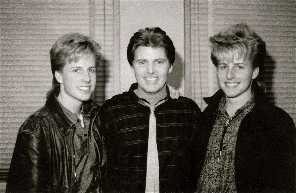 Gunnar, Ricky and Matthew Nelson in their final photo together in 1985