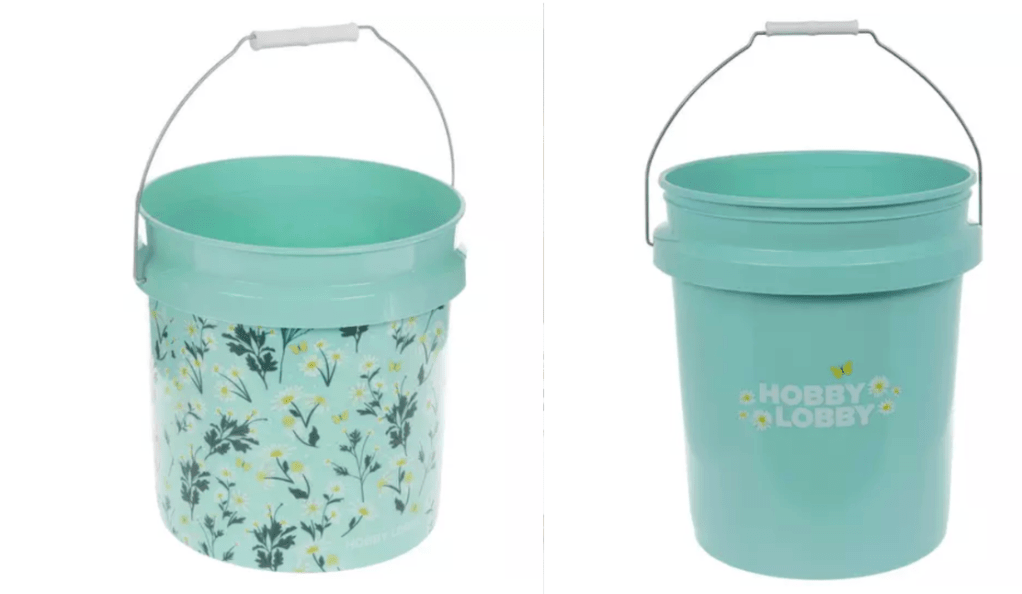 Hobby Lobby buckets