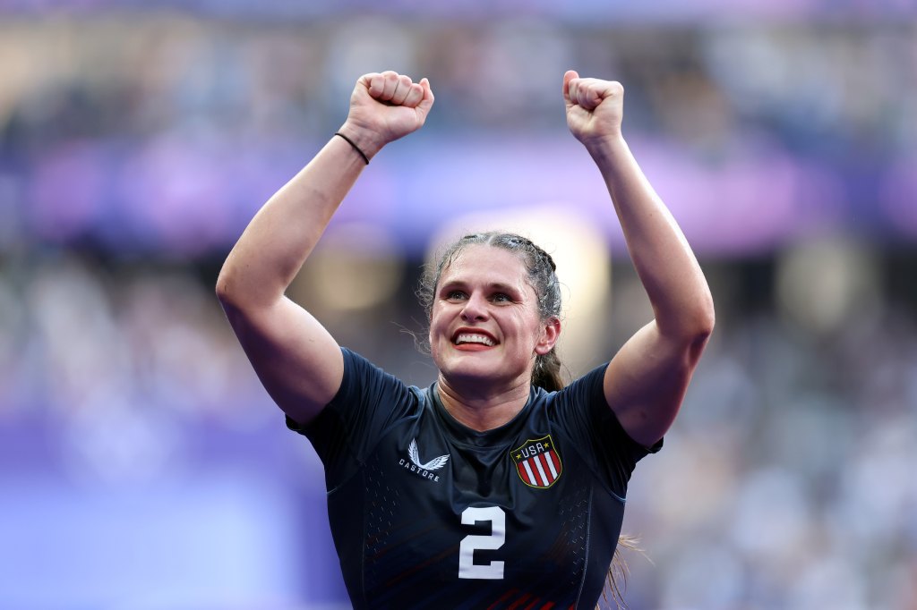 Ilona Maher at the 2024 Olympics