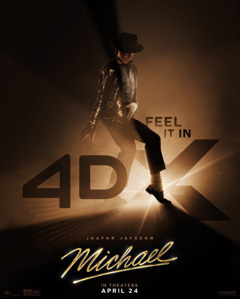 Jaafar Jackson show off his moonwalk in the poster for Michael