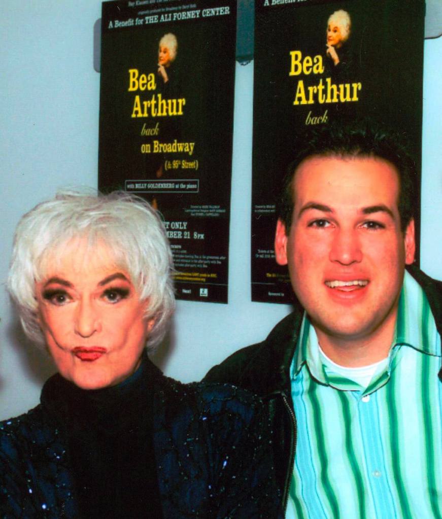 Bea Arthur and Jim Colucci
