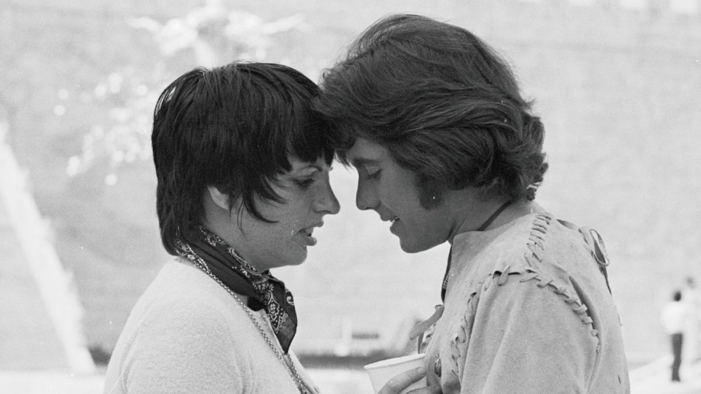 Liza Minnelli and Desi Arnaz Jr. in 1972
