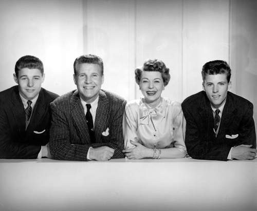 The Nelson family in 1957