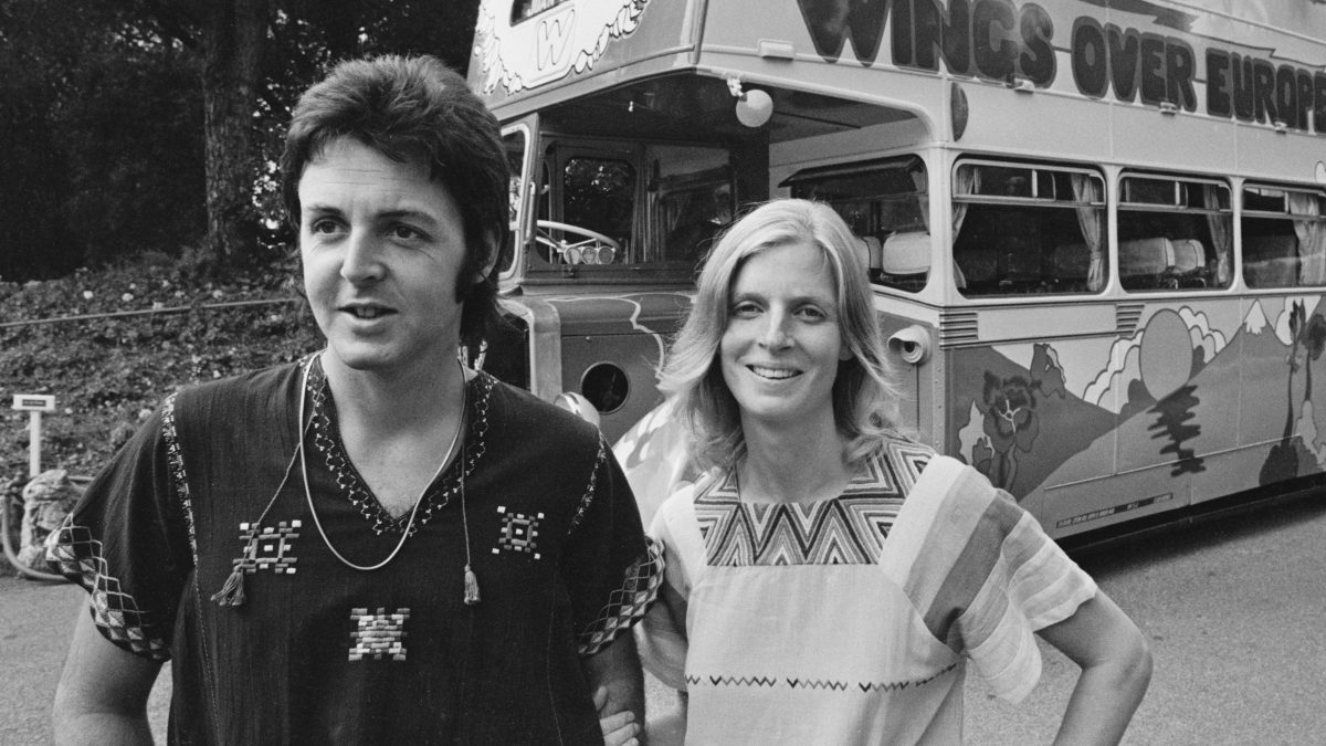 Paul and Linda McCartney in 1972