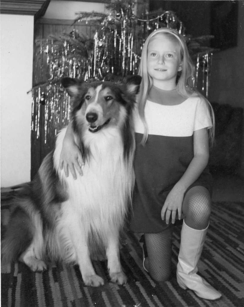 Eve Plumb with Lassie