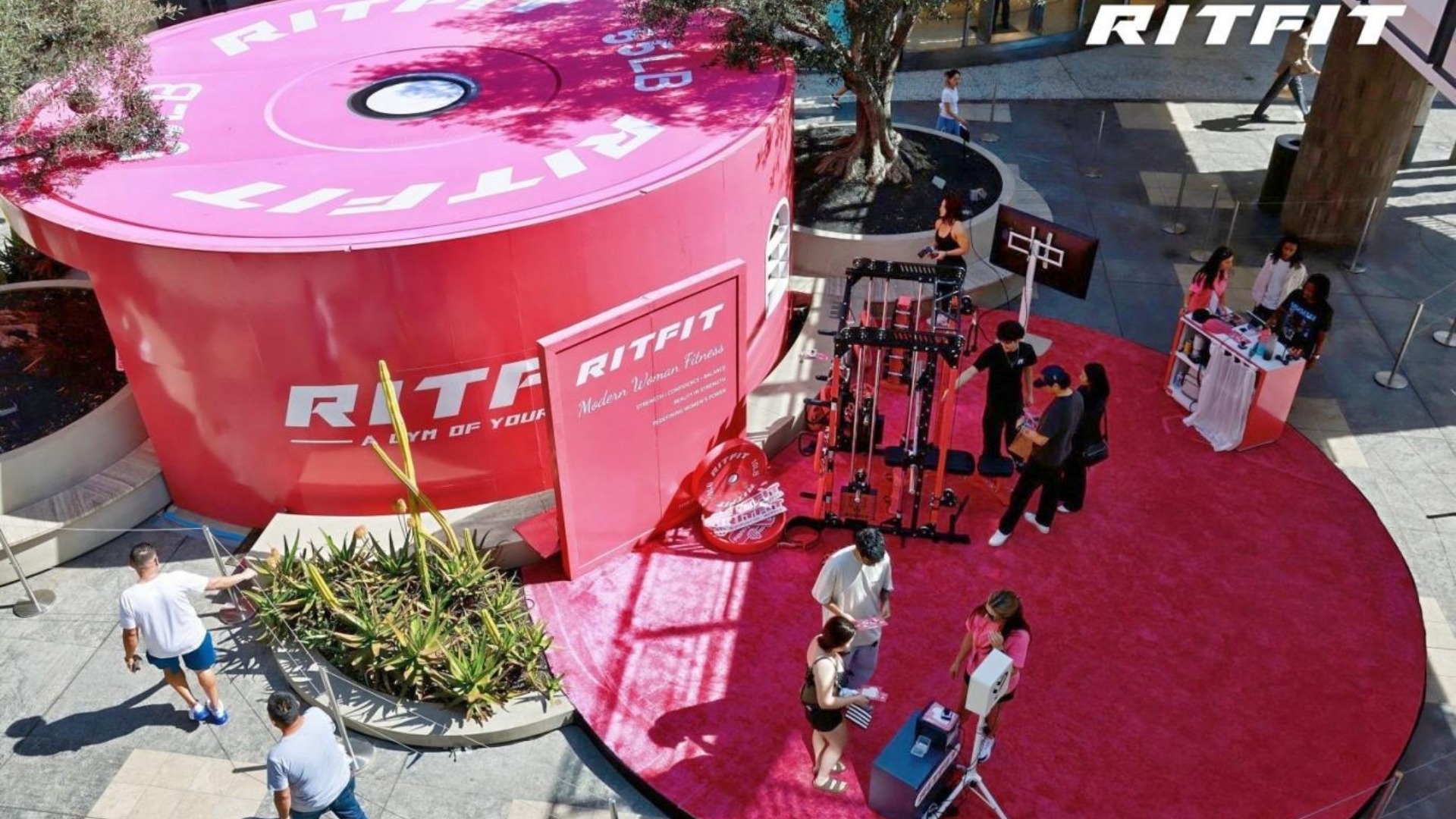 RITFIT Pink Series home gym equipment designed for women’s strength training