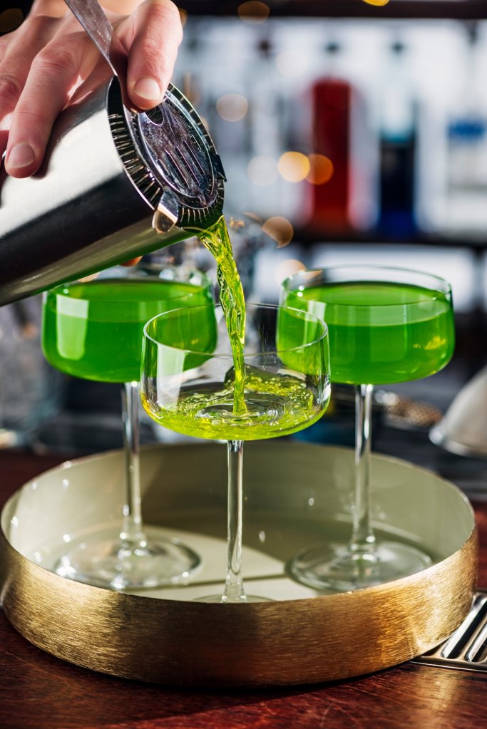 Green cocktails