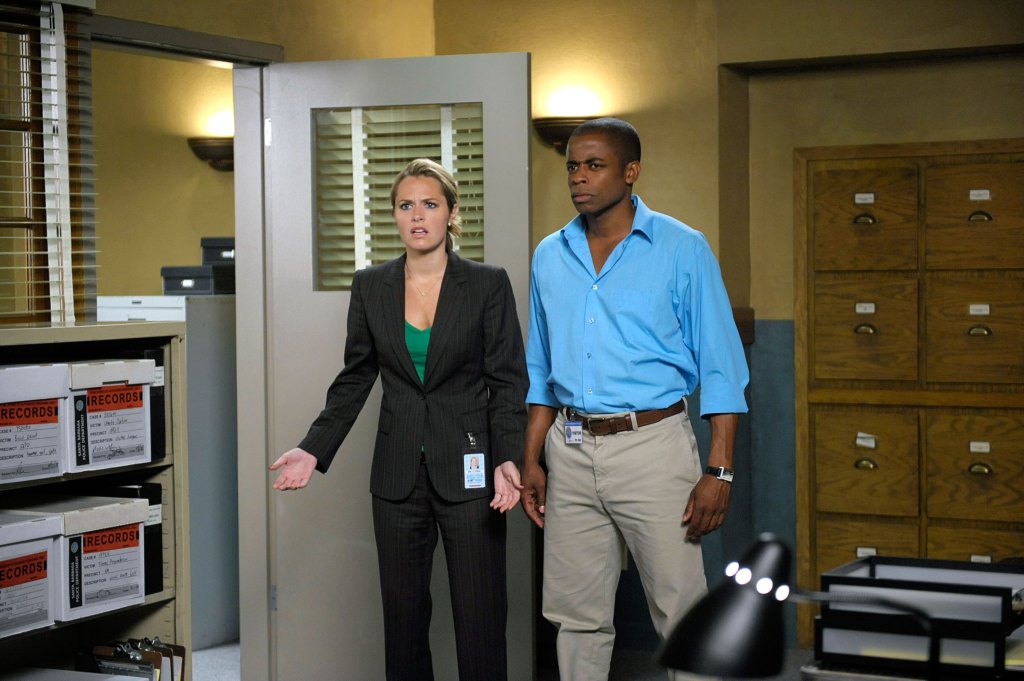 Maggie Lawson and Dule Hill in 'Psych' 
