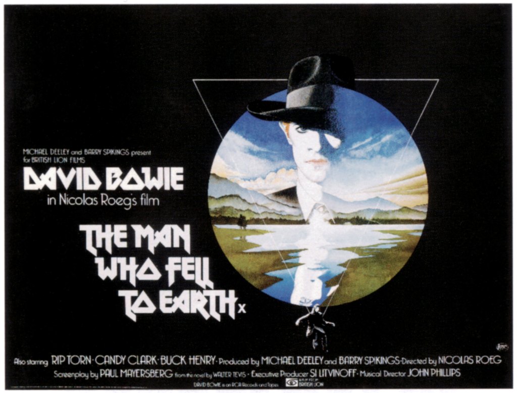 The Man Who Fell to Earth was adapted from a novel by Walter Tevis