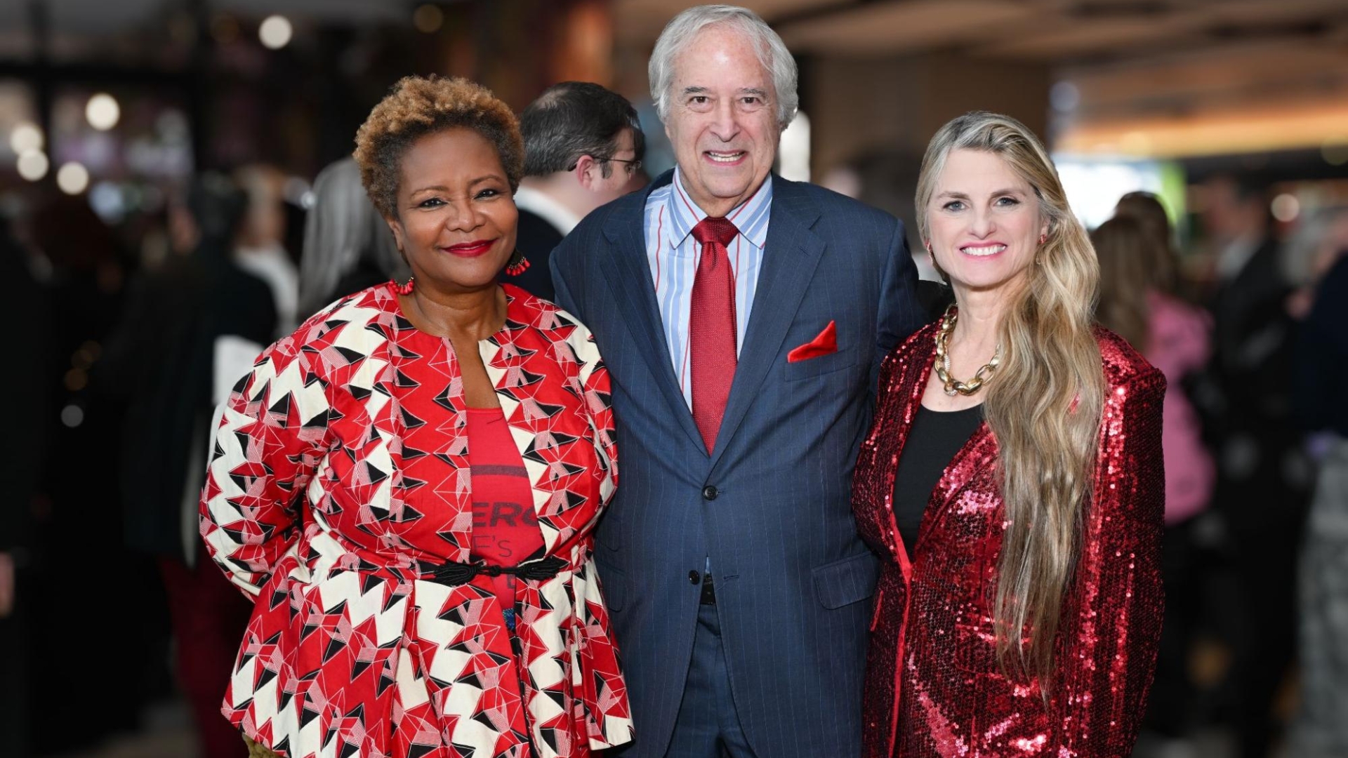 Tonya Pinkins and Bonnie Comley at TRU Love Gala Broadway event