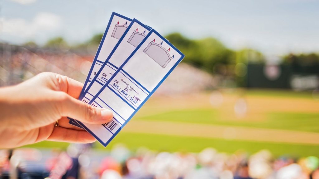 baseball ticket