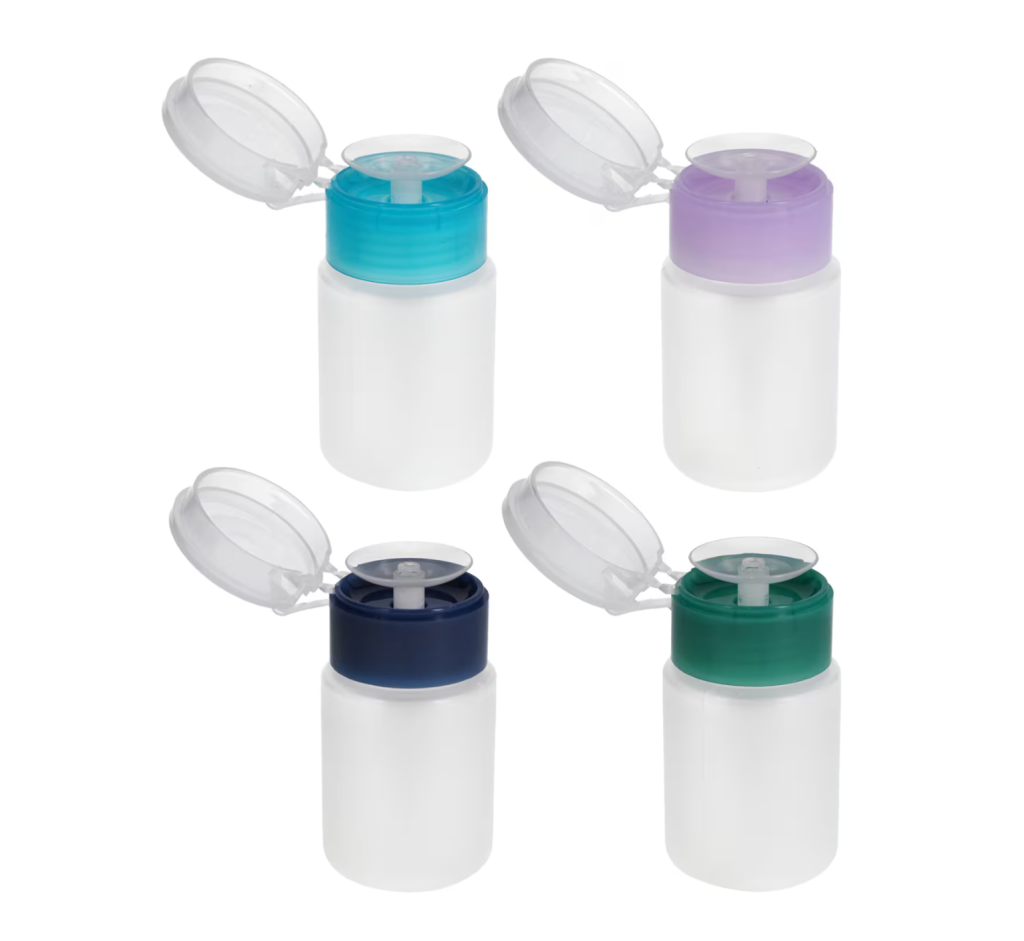 Assorted plastic bottles