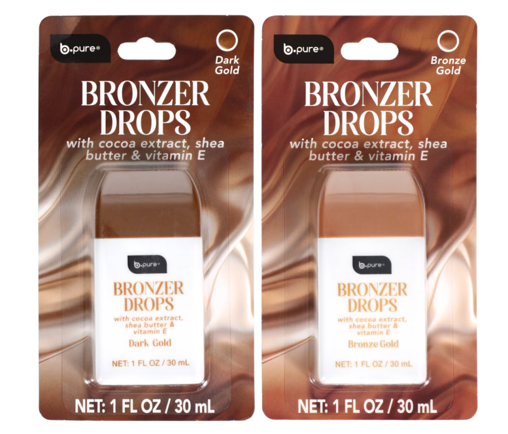 Dollar Tree bronzer drops