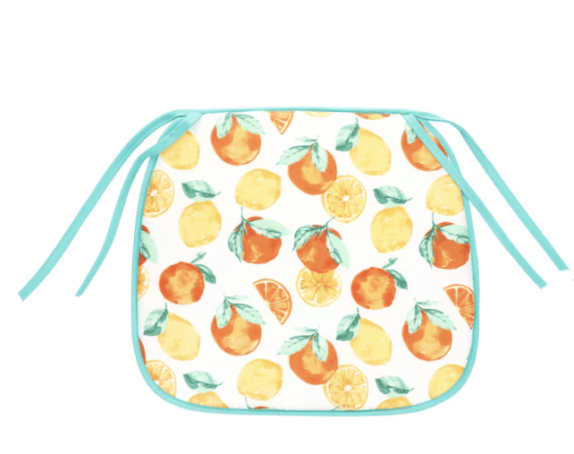 Tropical-themed seat cushions
