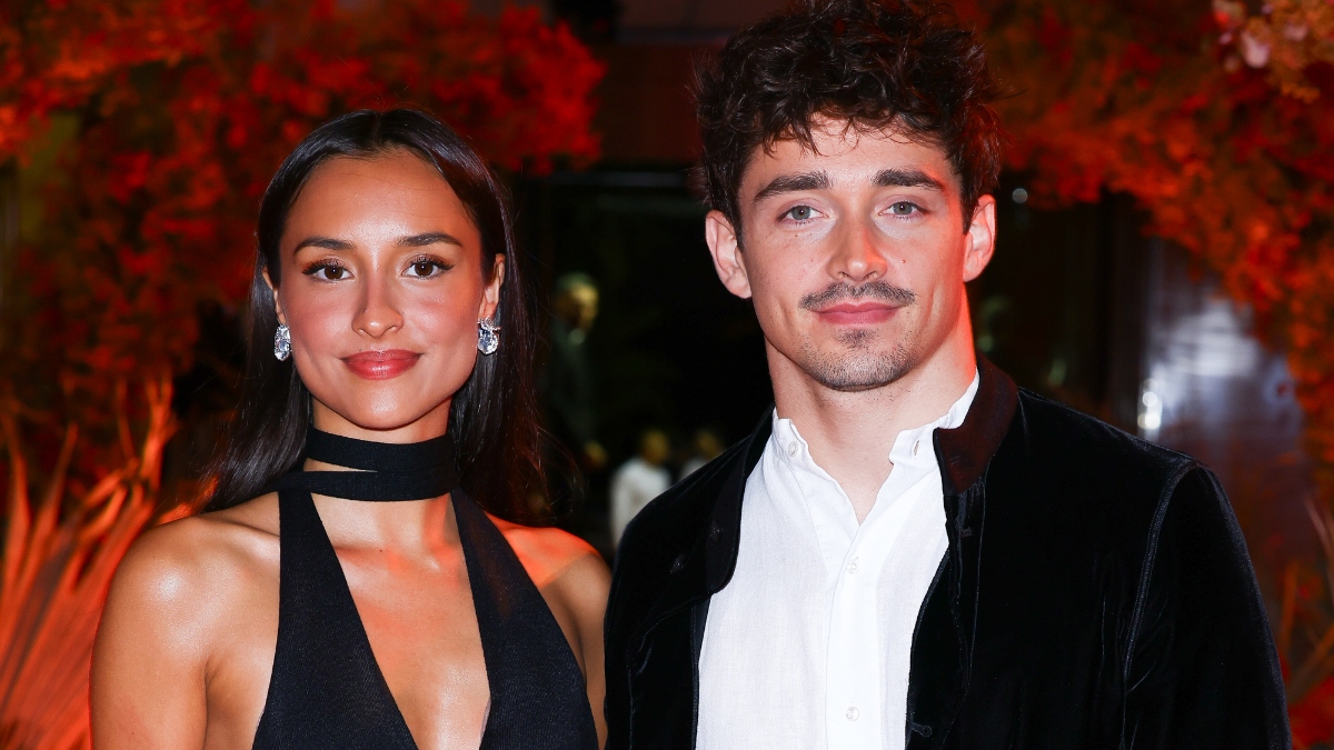 Charles Leclerc and Alexandra Saint Mleux, 2024