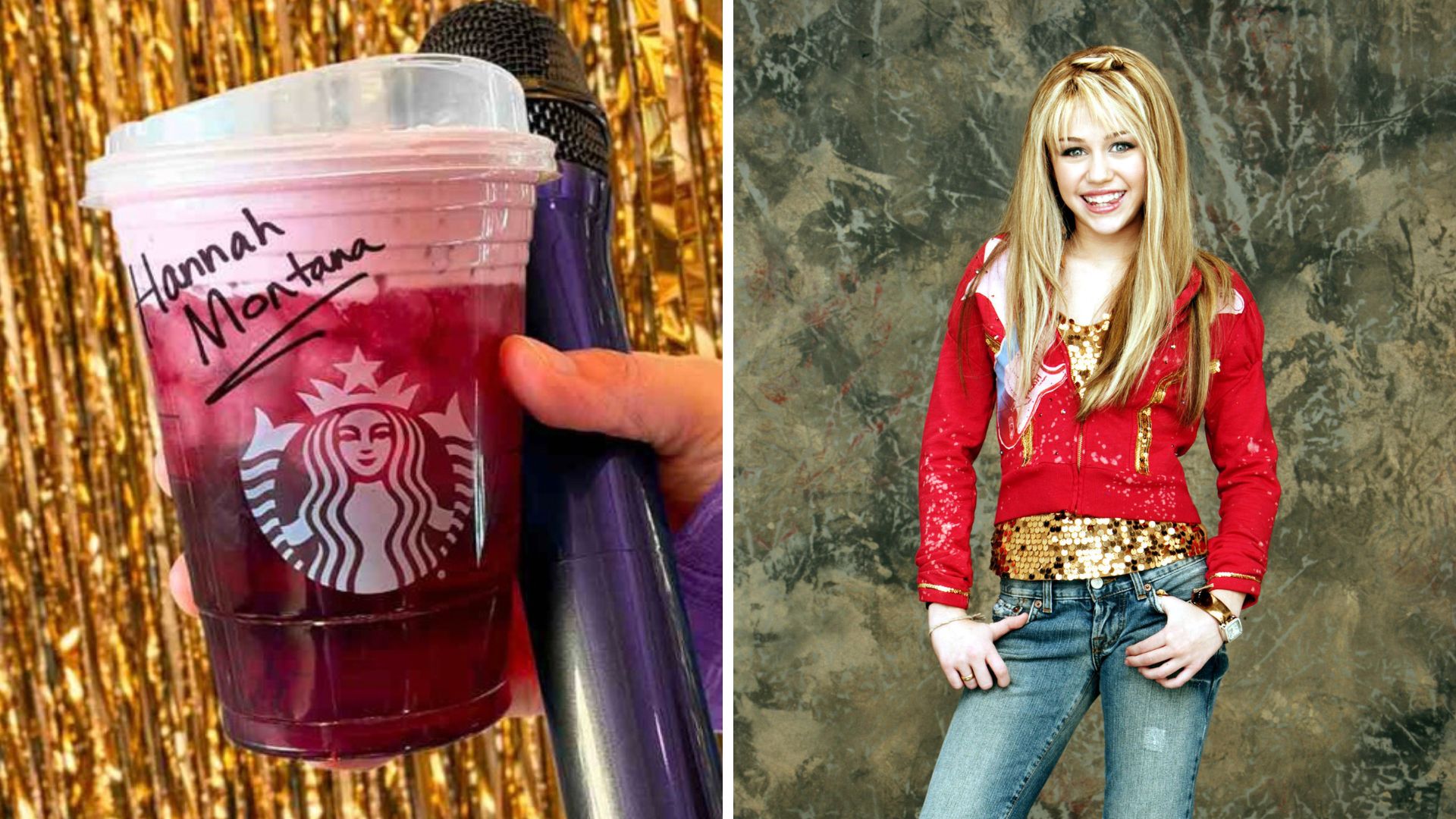 Hannah Montana starbucks refresher