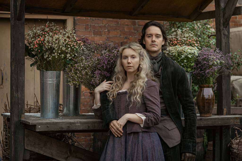 Lauren Lyle and César Domboy, Outlander, 2026