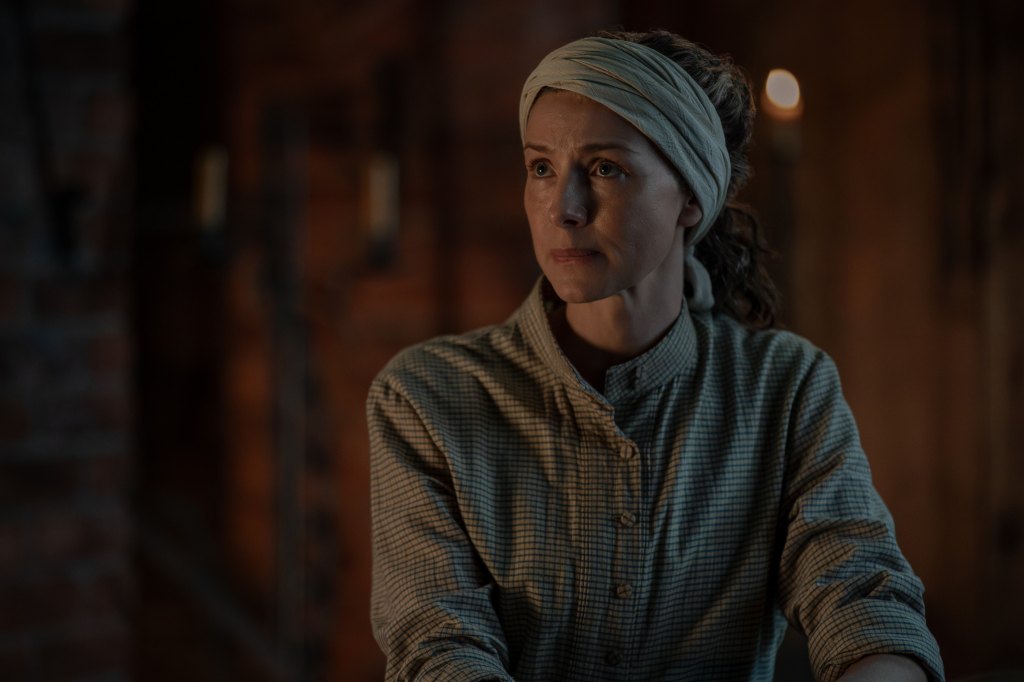 Caitriona Balfe as Claire in Outlander, 2026