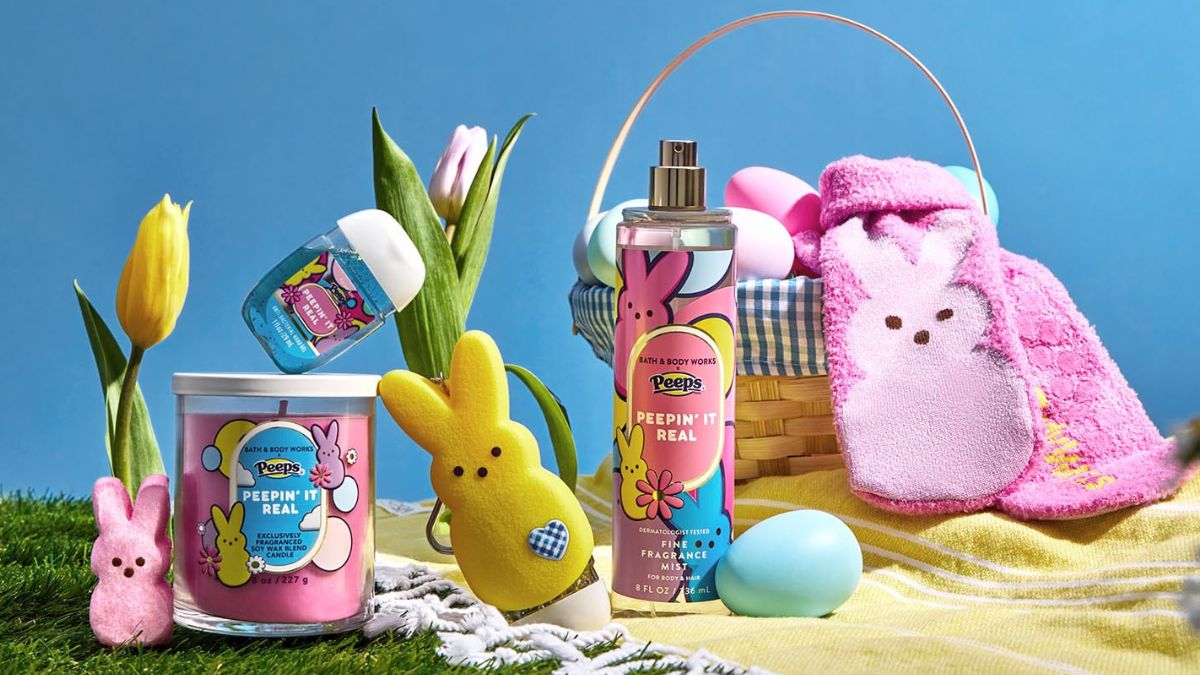 peeps line at bath and body works line