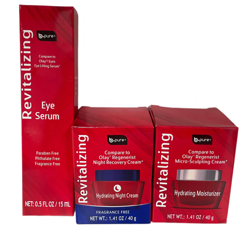 b pure revitalizing creams