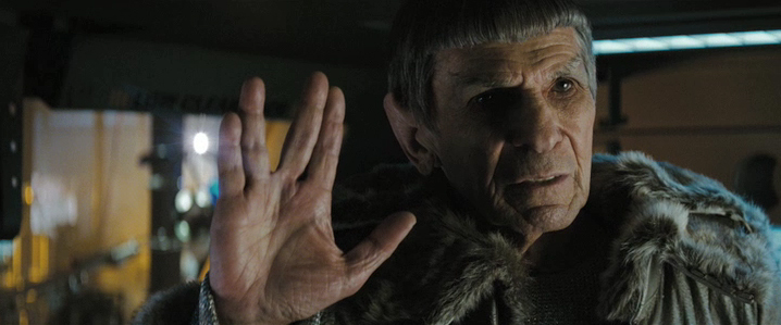 Leonard Nimoy as Spock in 'Star Trek' 2009