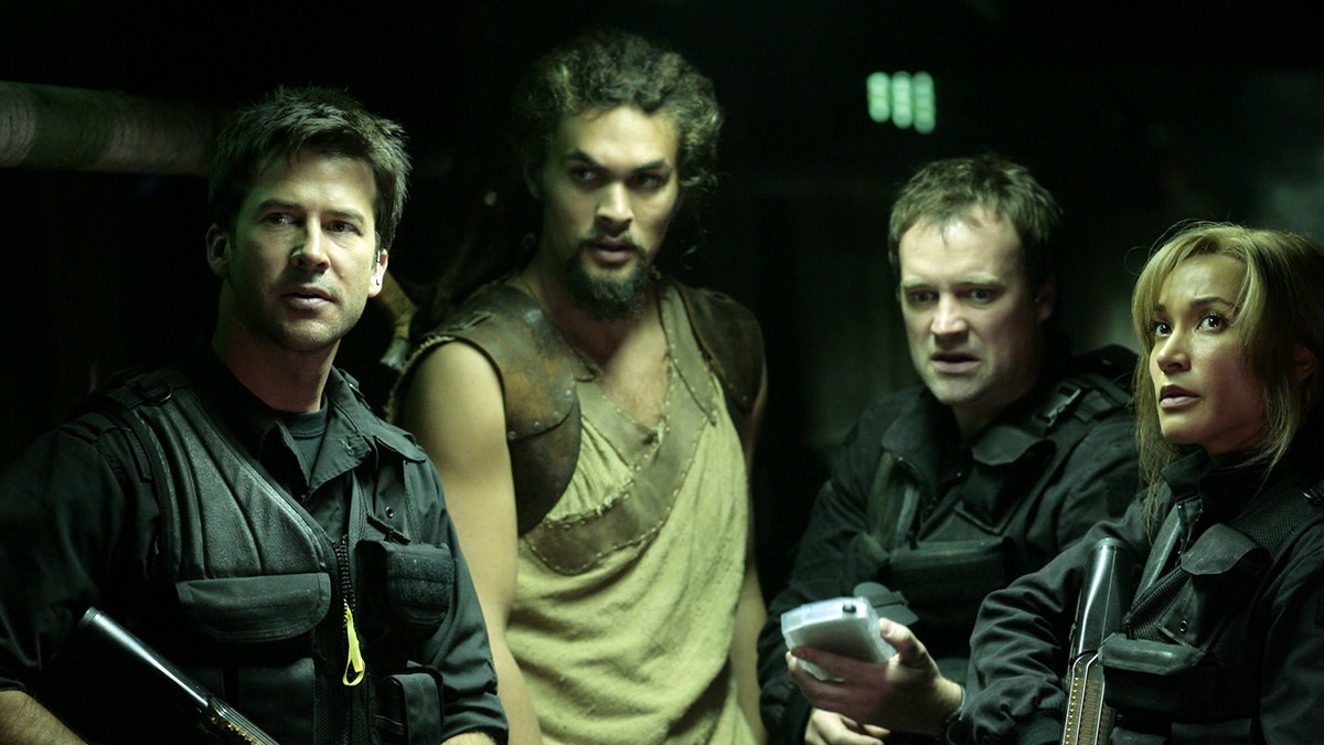 Joe Flanigan, Jason Momoa, David Hewlett and Rachel Luttrell