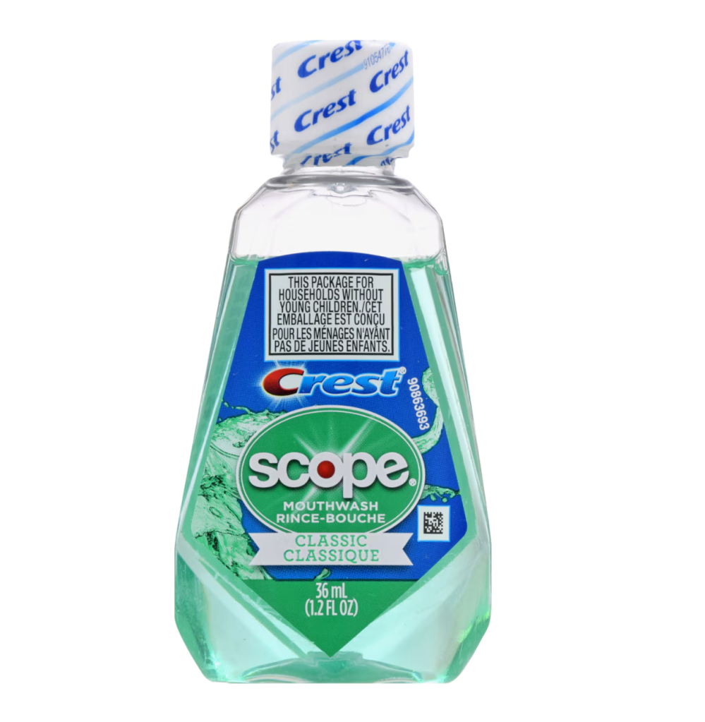 Mini mouthwash